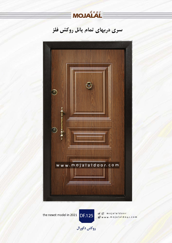 درب ضد سرقت روکش فلز کد df.125